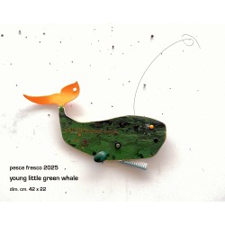 young little green whale