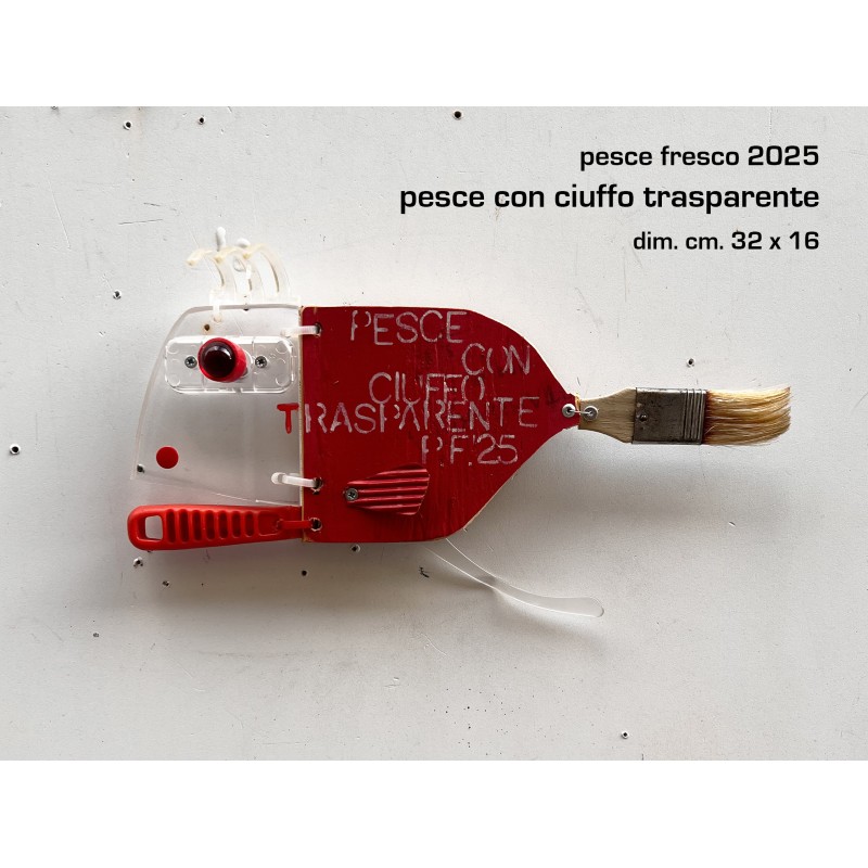 pesce con ciuffo trasparente